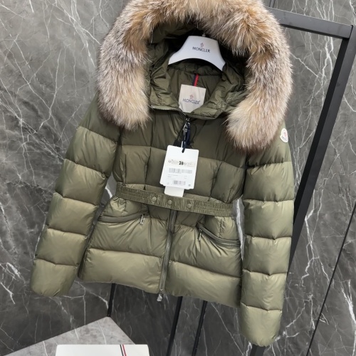 Replica Moncler Down Feather Coat Long Sleeved For Women #1251268 $230.00 USD for Wholesale