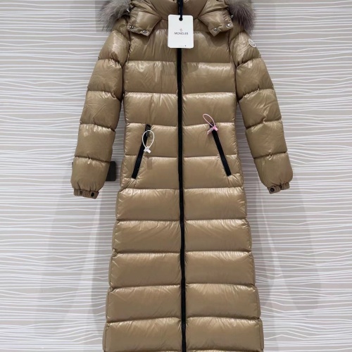 Replica Moncler Down Feather Coat Long Sleeved For Women #1251270, $317.36 USD, [ITEM#1251270], Replica Moncler Down Feather Coat outlet from China