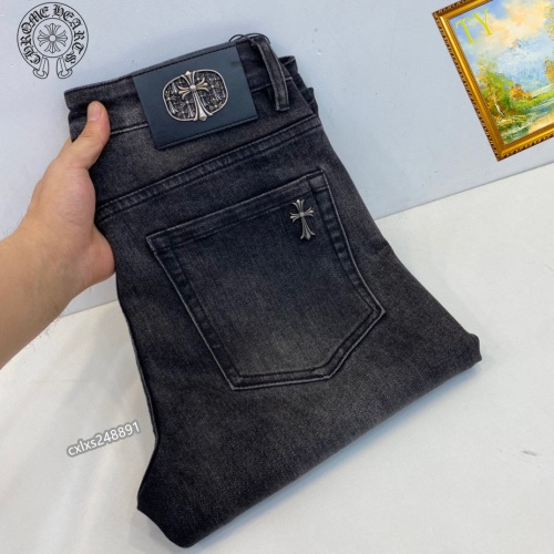 Replica Chrome Hearts Jeans For Men #1251285, $48.00 USD, [ITEM#1251285], Replica Chrome Hearts Jeans outlet from China