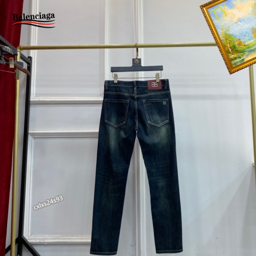 Replica Balenciaga Jeans For Men #1251286 $48.00 USD for Wholesale