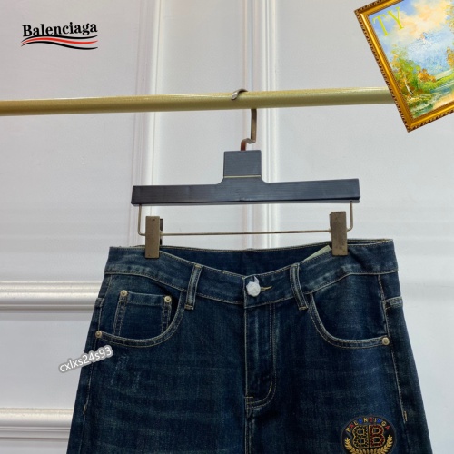 Replica Balenciaga Jeans For Men #1251286 $48.00 USD for Wholesale