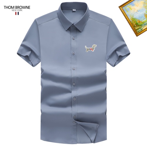 Replica Thom Browne TB Shirts Short Sleeved For Unisex #1251400, $38.00 USD, [ITEM#1251400], Replica Thom Browne TB Shirts outlet from China