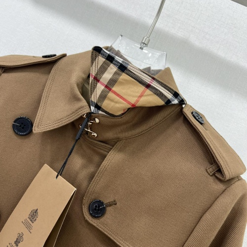 Replica Burberry Trench Coat Long Sleeved For Women #1251439 $202.00 USD for Wholesale