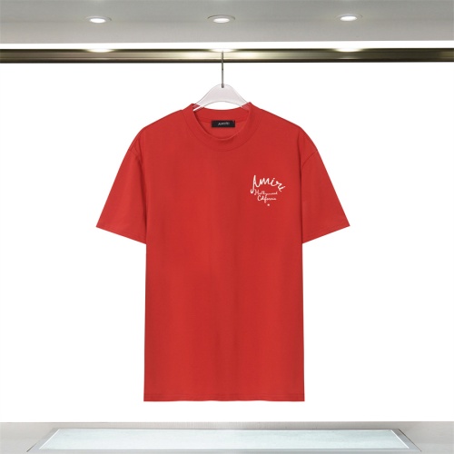 Replica Amiri T-Shirts Short Sleeved For Unisex #1251449 $34.00 USD for Wholesale