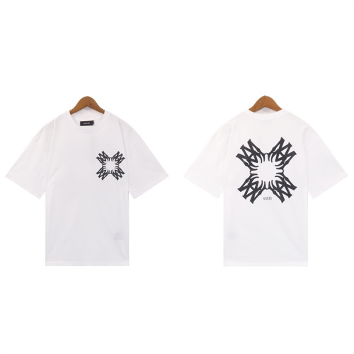 Replica Amiri T-Shirts Short Sleeved For Unisex #1251457, $32.00 USD, [ITEM#1251457], Replica Amiri T-Shirts outlet from China