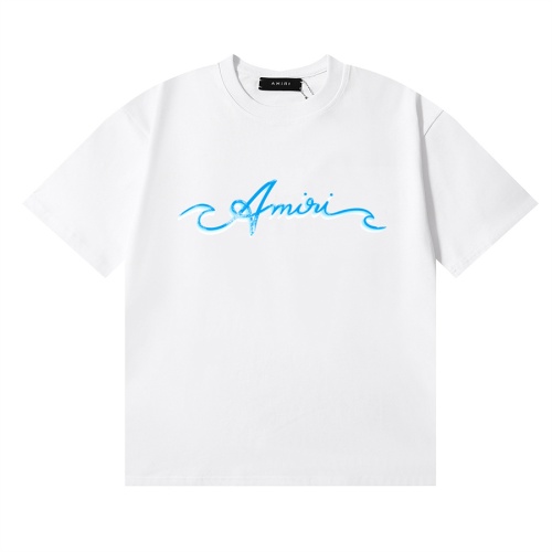 Replica Amiri T-Shirts Short Sleeved For Unisex #1251459, $29.00 USD, [ITEM#1251459], Replica Amiri T-Shirts outlet from China