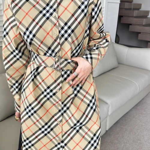 Replica Burberry Dresses Long Sleeved For Women #1251817 $96.00 USD for Wholesale