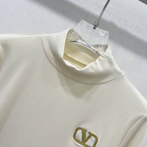 Replica Valentino T-Shirts Long Sleeved For Women #1251839 $85.00 USD for Wholesale