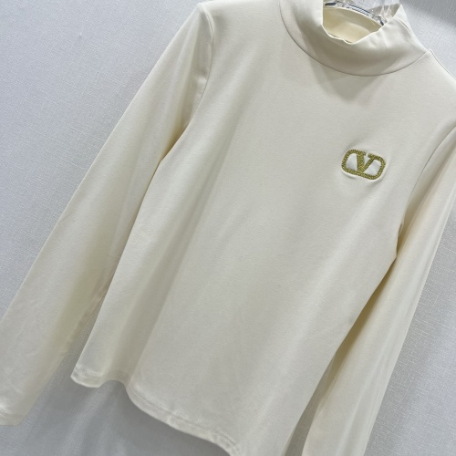 Replica Valentino T-Shirts Long Sleeved For Women #1251839 $85.00 USD for Wholesale