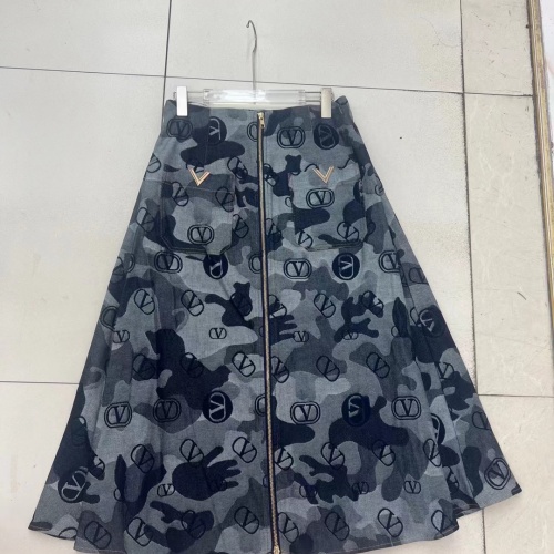 Replica Valentino Midi Skirt For Women #1251865, $92.00 USD, [ITEM#1251865], Replica Valentino Skirts outlet from China