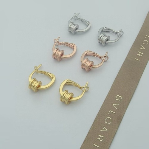 Replica Bvlgari Earrings For Women #1251891 $25.00 USD for Wholesale