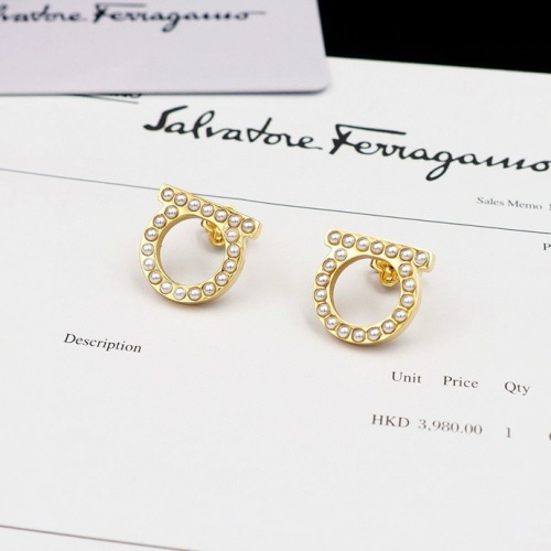 Replica Salvatore Ferragamo Earrings For Women #1252085, $23.00 USD, [ITEM#1252085], Replica Salvatore Ferragamo Earrings outlet from China