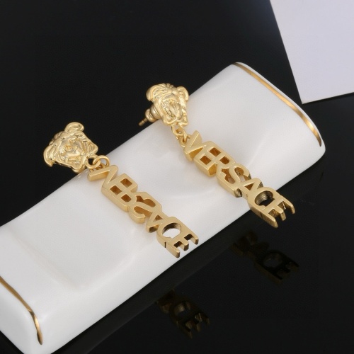 Replica Versace Earrings For Women #1252092 $25.00 USD for Wholesale