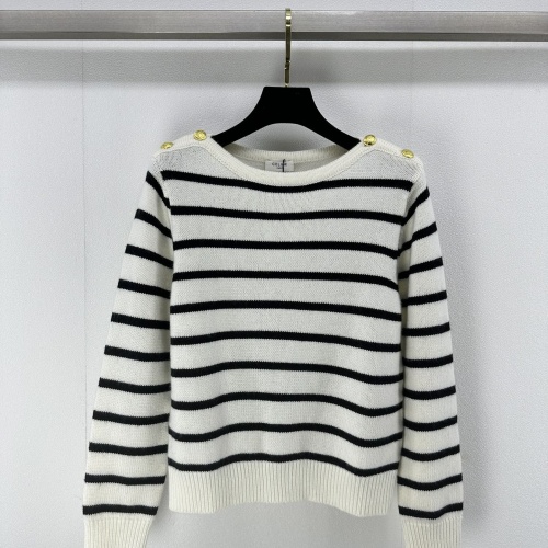 Replica Celine Sweaters Long Sleeved For Women #1252128, $96.00 USD, [ITEM#1252128], Replica Celine Sweaters outlet from China