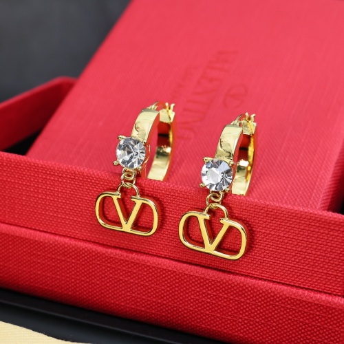 Replica Valentino Earrings For Women #1252129, $25.00 USD, [ITEM#1252129], Replica Valentino Earrings outlet from China