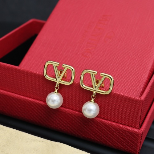 Replica Valentino Earrings For Women #1252132, $25.00 USD, [ITEM#1252132], Replica Valentino Earrings outlet from China