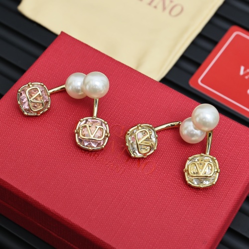 Replica Valentino Earrings For Women #1252136 $27.00 USD for Wholesale