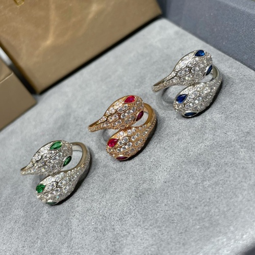 Replica Bvlgari Rings For Women #1252265 $48.00 USD for Wholesale