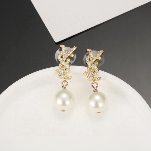 Replica Yves Saint Laurent YSL Earrings For Women #1252280, $25.00 USD, [ITEM#1252280], Replica Yves Saint Laurent YSL Earrings outlet from China