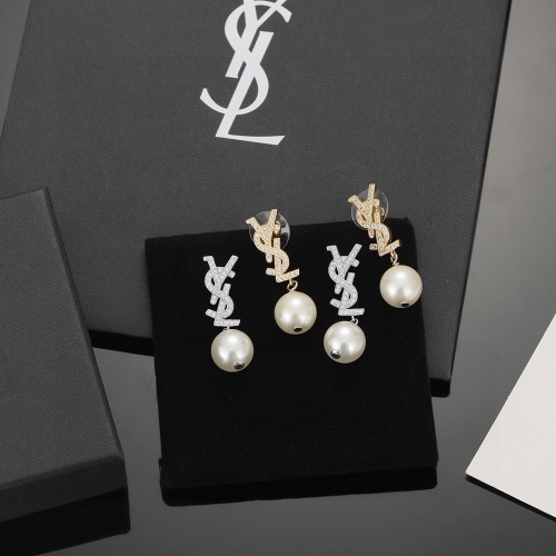 Replica Yves Saint Laurent YSL Earrings For Women #1252280 $25.00 USD for Wholesale