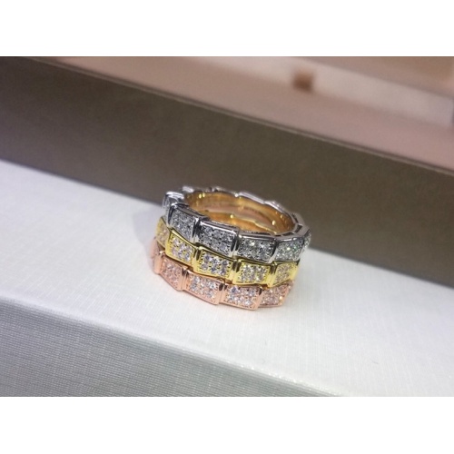 Replica Bvlgari Rings For Women #1252371 $25.00 USD for Wholesale