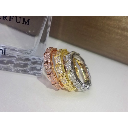 Replica Bvlgari Rings For Women #1252372 $25.00 USD for Wholesale