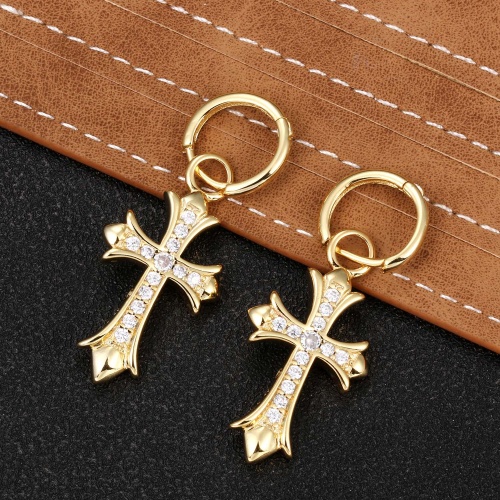 Replica Chrome Hearts Earrings For Women #1252530, $32.00 USD, [ITEM#1252530], Replica Chrome Hearts Earrings outlet from China