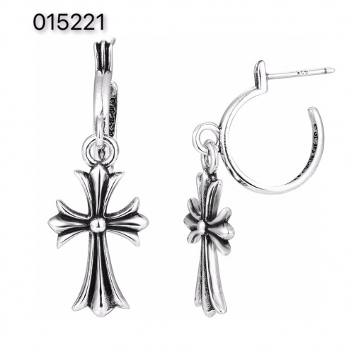 Replica Chrome Hearts Earrings For Women #1252817 $32.00 USD for Wholesale