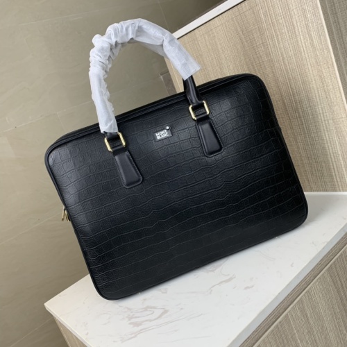 Replica Mont Blanc AAA Man Handbags #1252968, $160.00 USD, [ITEM#1252968], Replica Mont Blanc AAA Man Handbags outlet from China