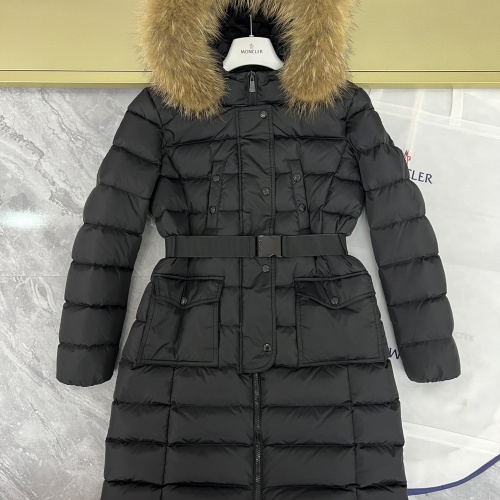 Replica Moncler Down Feather Coat Long Sleeved For Women #1253042 $225.00 USD for Wholesale