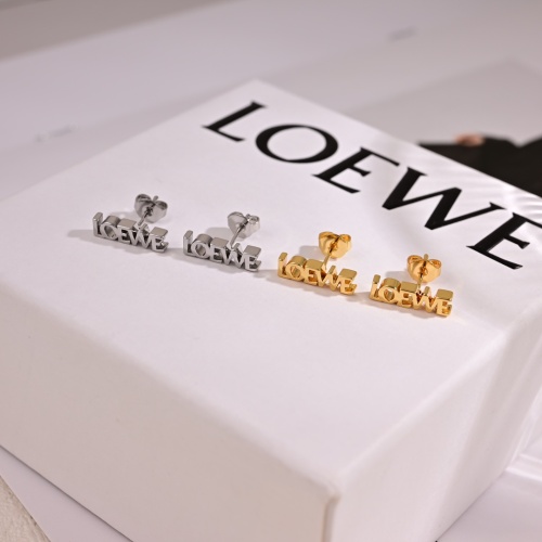 Replica LOEWE Earrings For Women #1253065 $25.00 USD for Wholesale