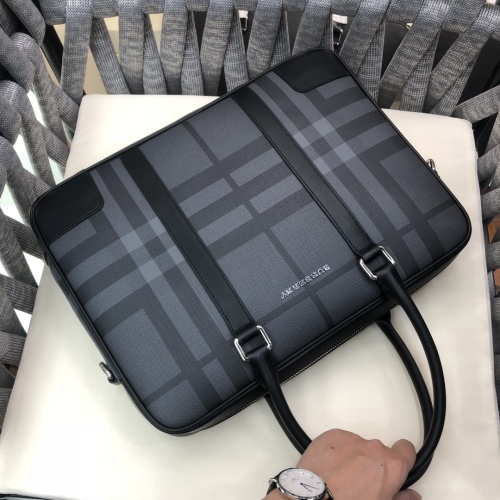 Replica Burberry AAA Man Handbags #1253101 $130.00 USD for Wholesale