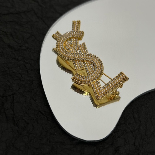 Replica Yves Saint Laurent Brooches For Women #1253132 $42.00 USD for Wholesale