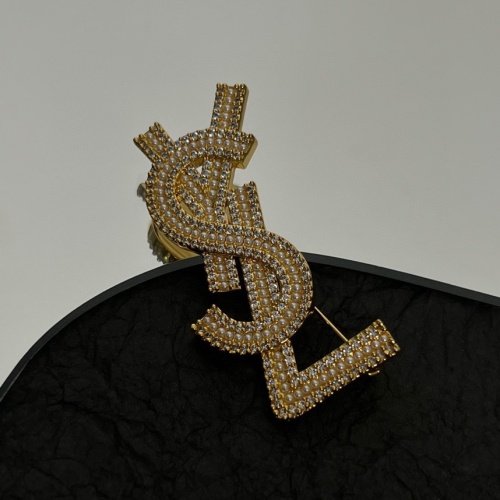 Replica Yves Saint Laurent Brooches For Women #1253132 $42.00 USD for Wholesale