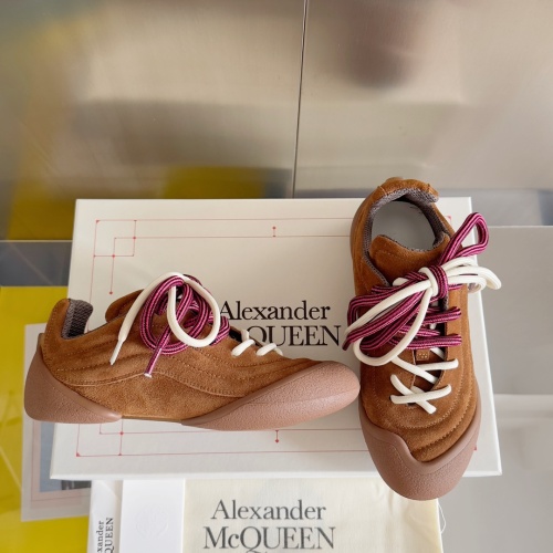 Replica Alexander McQueen Casual Shoes For Women #1253542 $115.00 USD for Wholesale