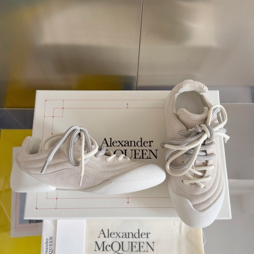 Replica Alexander McQueen Casual Shoes For Women #1253545 $115.00 USD for Wholesale