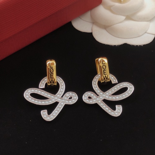 Replica LOEWE Earrings For Women #1253680 $32.00 USD for Wholesale