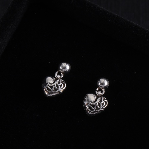 Replica Chrome Hearts Earrings #1253945 $32.00 USD for Wholesale