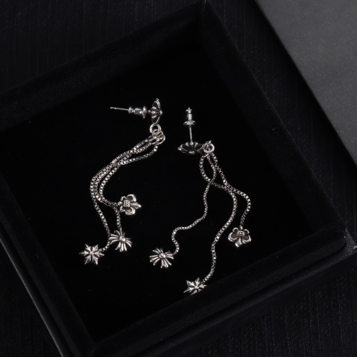 Replica Chrome Hearts Earrings #1253950 $34.00 USD for Wholesale