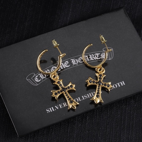 Replica Chrome Hearts Earrings #1253961, $34.00 USD, [ITEM#1253961], Replica Chrome Hearts Earrings outlet from China