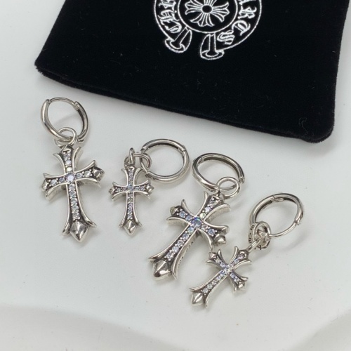 Replica Chrome Hearts Earrings #1253993 $32.00 USD for Wholesale