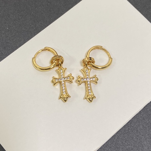 Replica Chrome Hearts Earrings For Women #1253995, $32.00 USD, [ITEM#1253995], Replica Chrome Hearts Earrings outlet from China