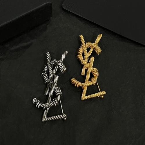 Replica Yves Saint Laurent Brooches For Women #1254025 $38.00 USD for Wholesale