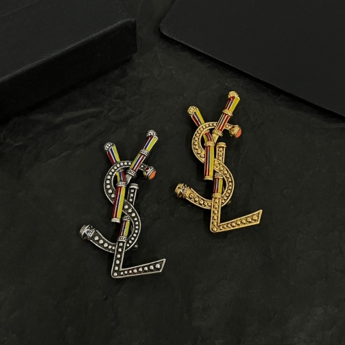 Replica Yves Saint Laurent Brooches For Women #1254035 $38.00 USD for Wholesale