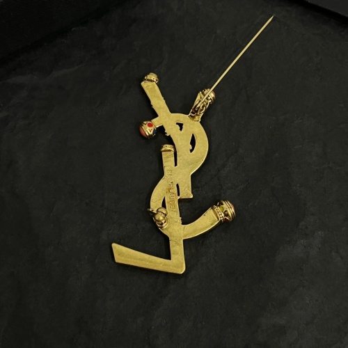 Replica Yves Saint Laurent Brooches For Women #1254036 $38.00 USD for Wholesale