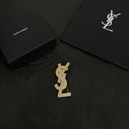 Replica Yves Saint Laurent Brooches For Women #1254042 $42.00 USD for Wholesale