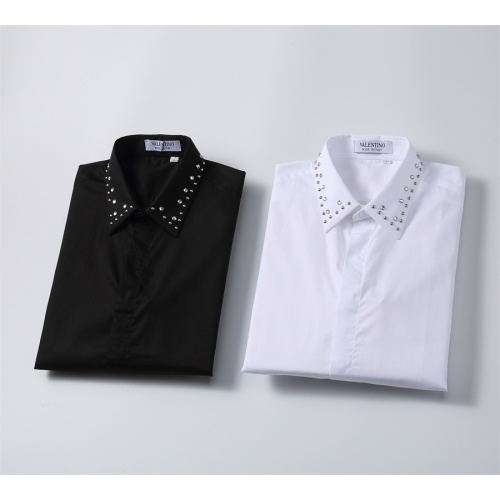 Replica Valentino Shirts Long Sleeved For Men #1254058 $48.00 USD for Wholesale