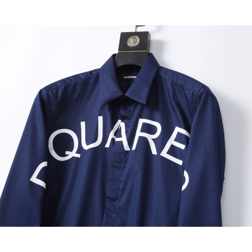 Replica Dsquared Shirts Long Sleeved For Men #1254062 $48.00 USD for Wholesale