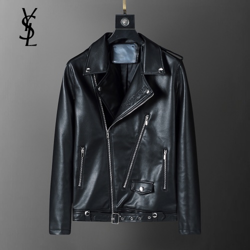 Replica Yves Saint Laurent YSL Jackets Long Sleeved For Men #1254076, $92.00 USD, [ITEM#1254076], Replica Yves Saint Laurent YSL Jackets outlet from China