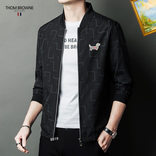 Replica Thom Browne Jackets Long Sleeved For Men #1254259 $60.00 USD for Wholesale